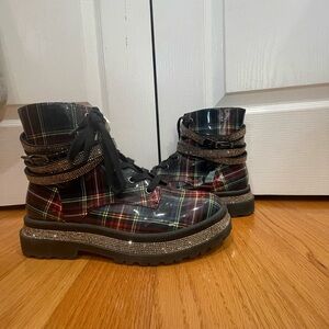 Colorful Plaid shoes
